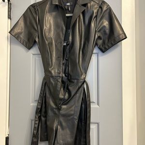 Paige Leather romper